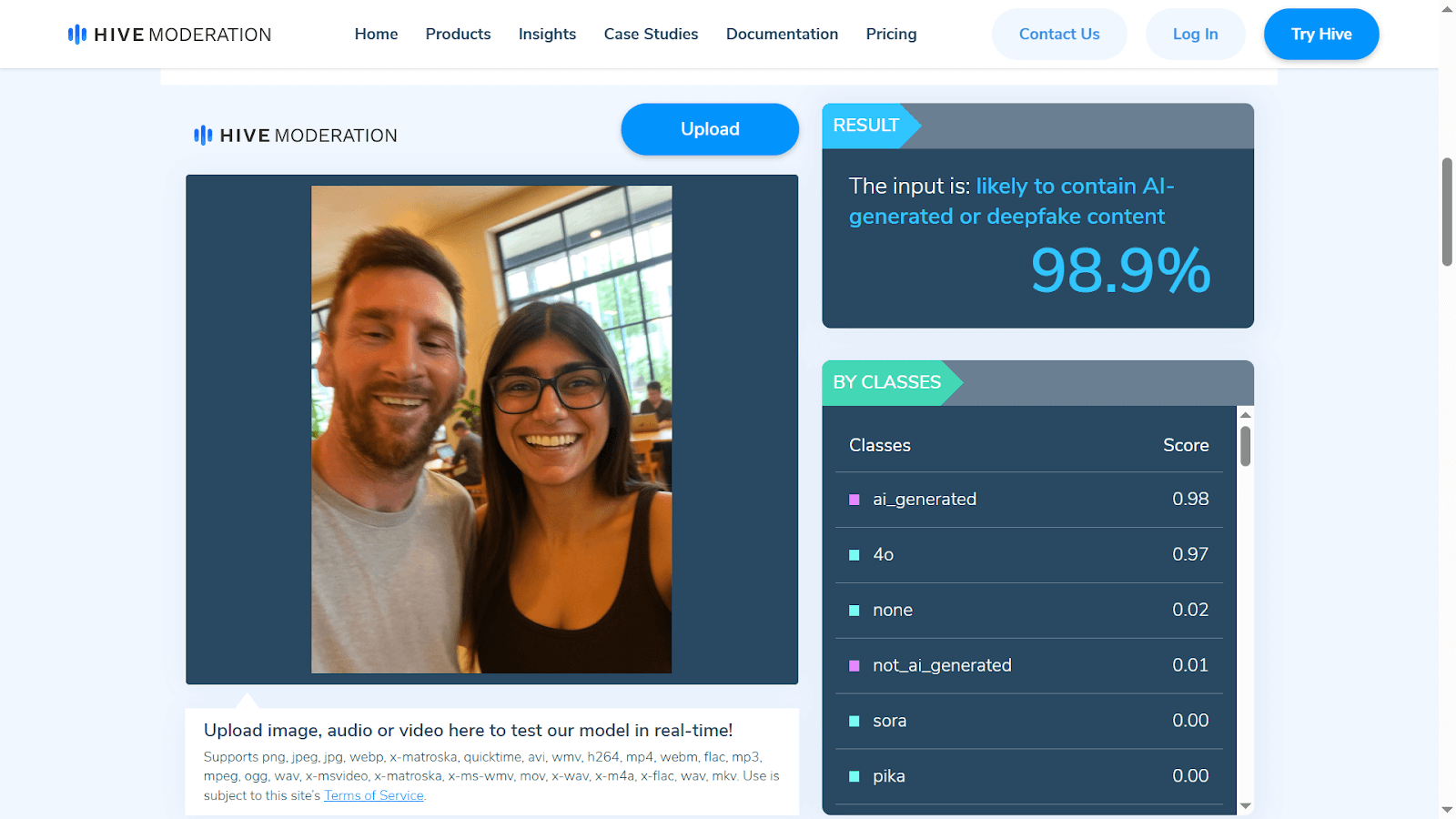 Scanner Messi AI-generated photos of Messi and Mia Khalifa circulate online